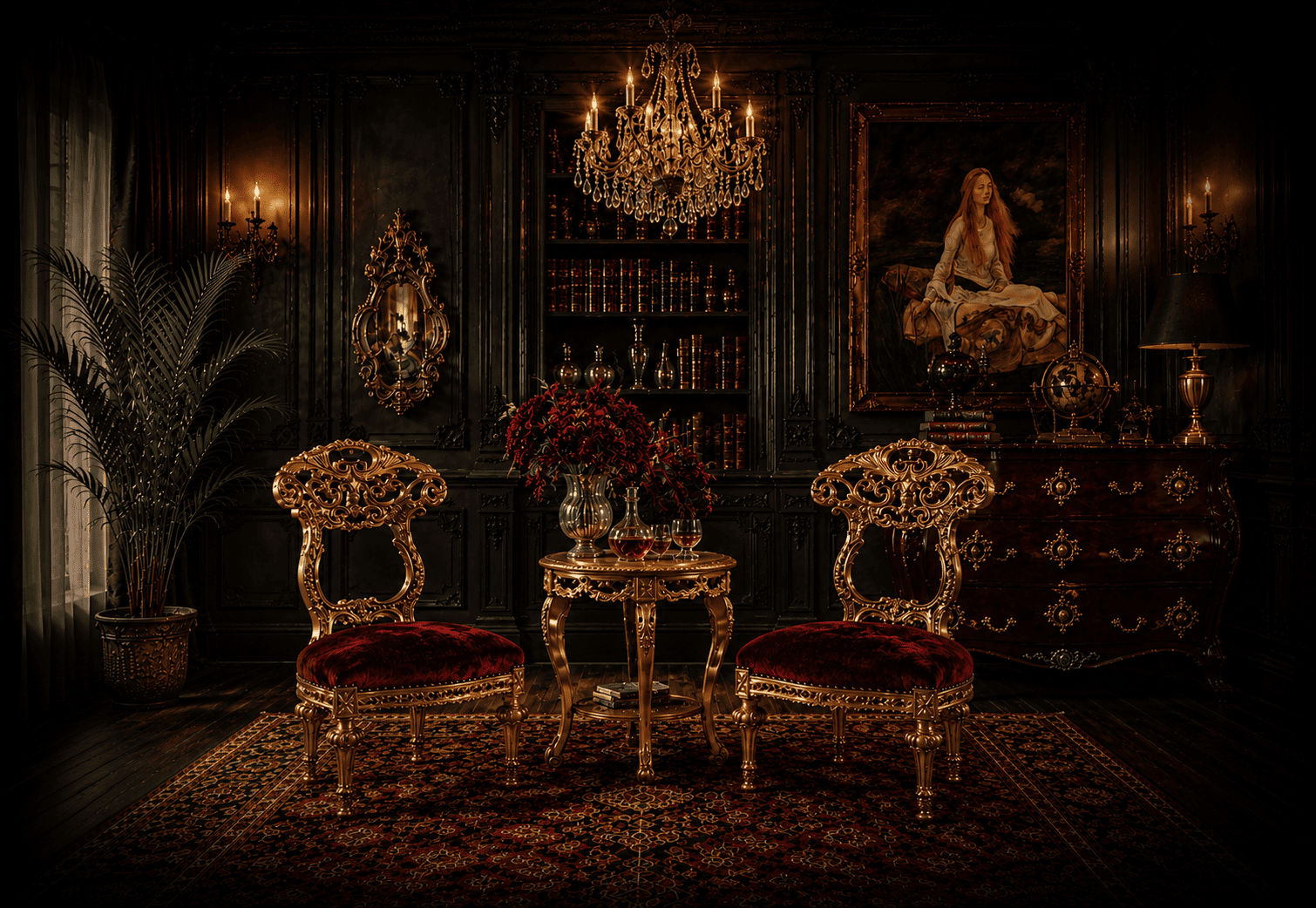file Luxury Royal Chair Set by Crown Crafter | Saharanpur Furniture Market | Classic Wooden Furniture