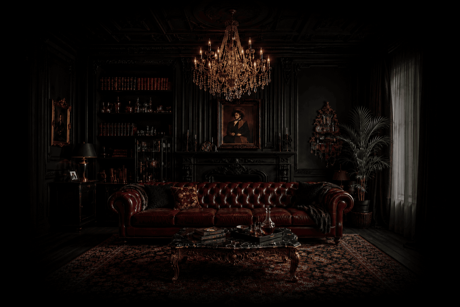 Luxury handcrafted teakwood furniture showroom featuring royal interiors and bespoke furniture by Crown Crafter