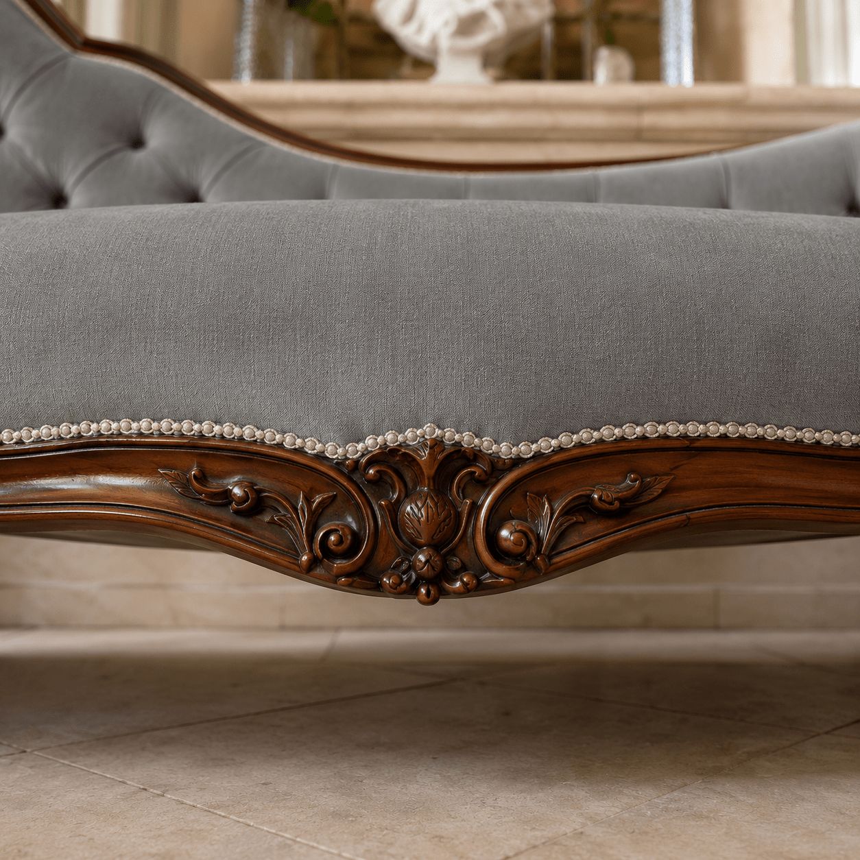 French Style Chaise Lounge Sofa