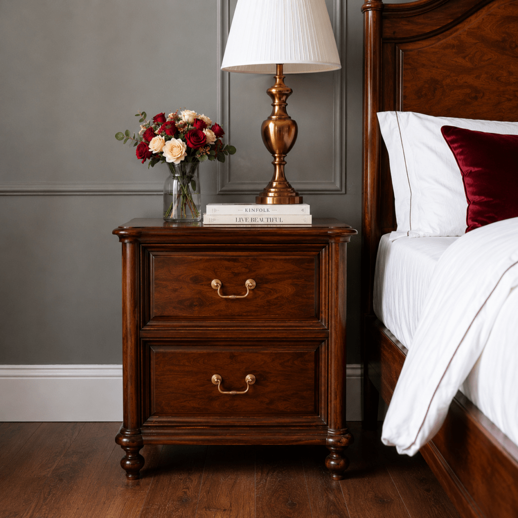 Luxury Royal Teakwood Bed | Handcrafted Solid Wood Furniture