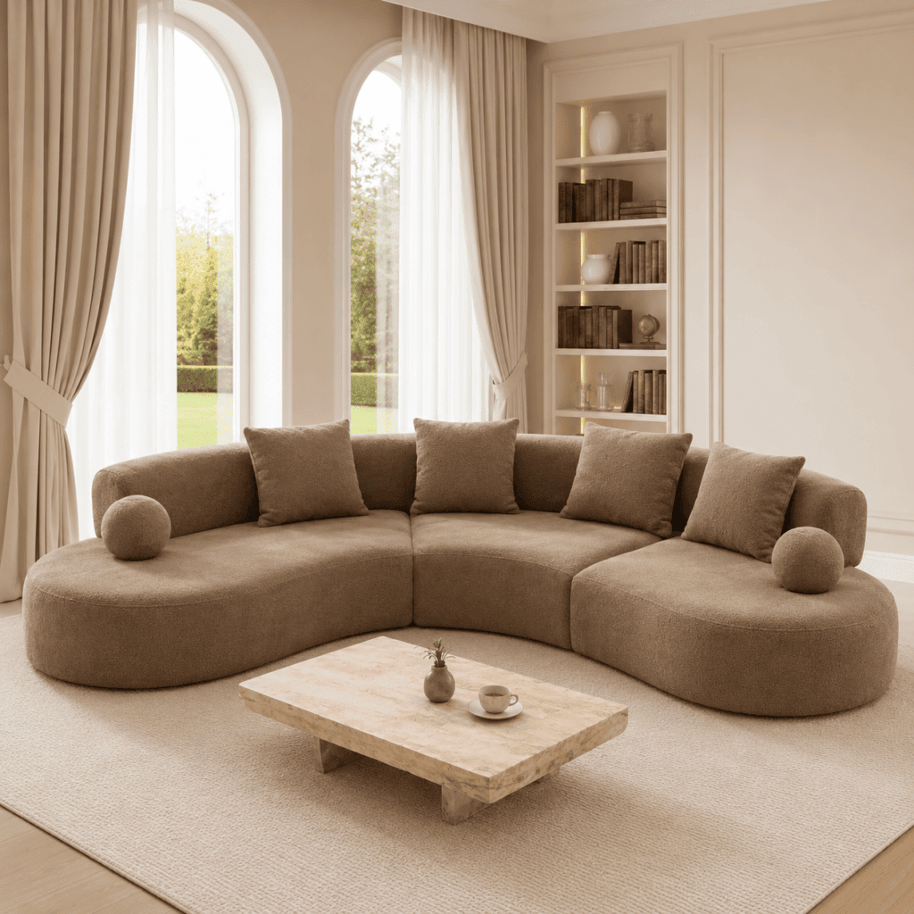 Modern Lobi Sofa – Contemporary Curved Sofa