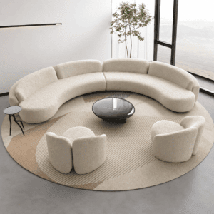 Modern Lobi Sofa – Curved Modular Sofa