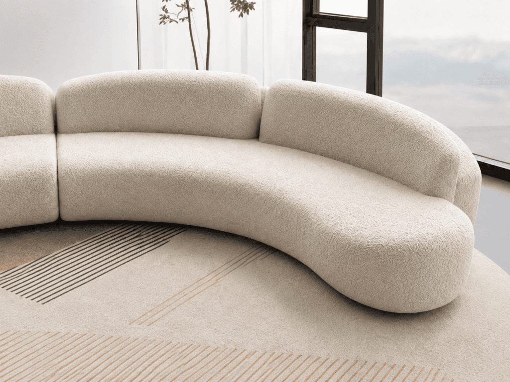Modern Lobi Sofa – Curved Modular Sofa