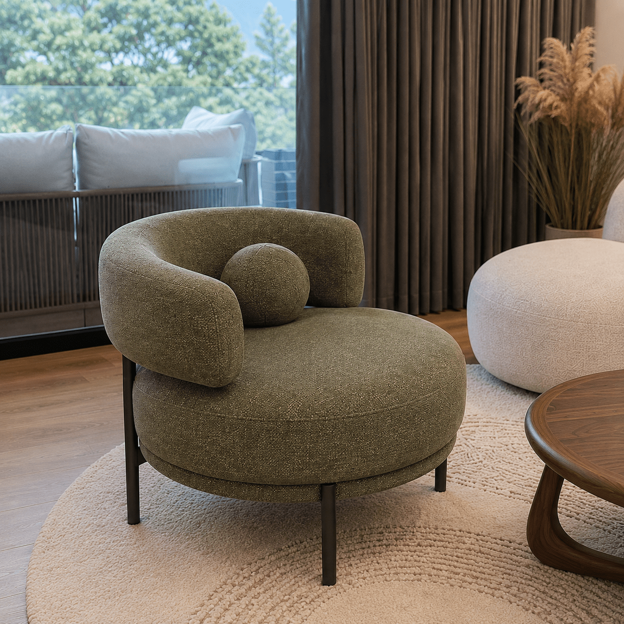 Lobi Sofa – Contemporary Curved Seating Collection