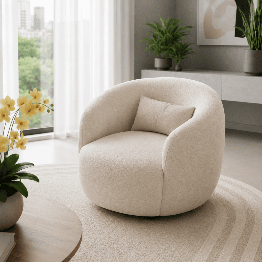 Cloud Arc Lobi Sofa | Elegant Curved Living Room