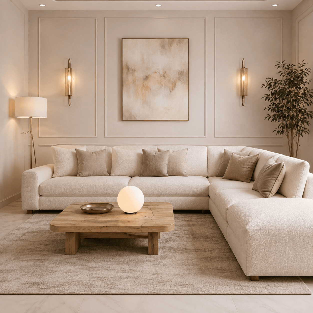 Cloud Arc Lobi Sofa – Modern Curved Sectional Sofa