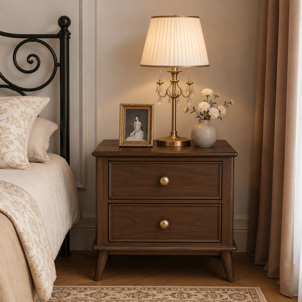 Vintage Wrought Iron Bed Frame – Elegant Metal Bed