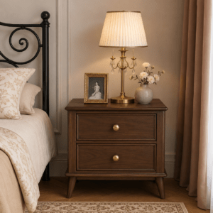 Vintage Wrought Iron Bed Frame – Elegant Metal Bed