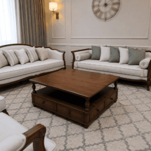 Regal Harmony Luxury Teakwood Sofa Set