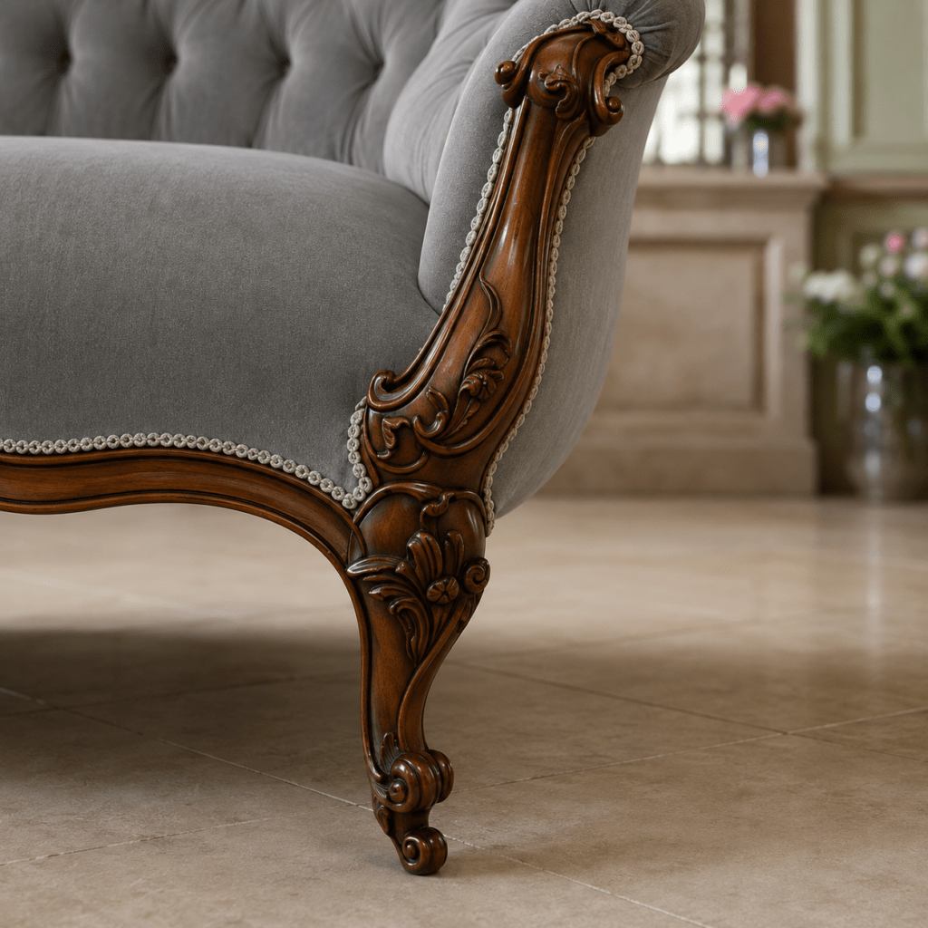 French Style Chaise Lounge Sofa