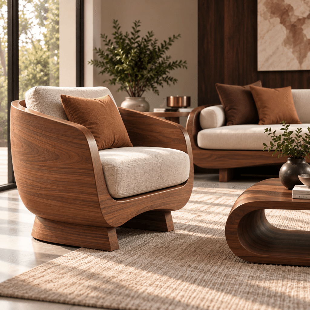 Solid Wood Sofa Set Modern Homes and Living Spaces