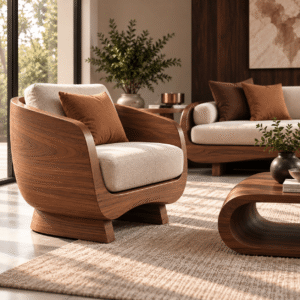 Solid Wood Sofa Set Modern Homes and Living Spaces