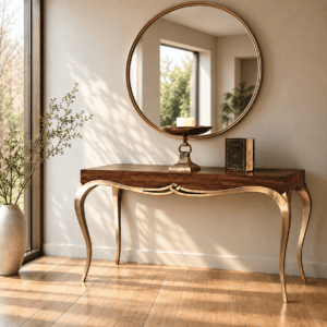 Modern Wooden Entryway Console Table