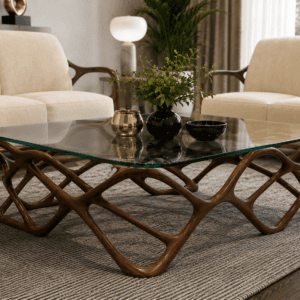 Premium Designer Wooden Living Room Sofa Set