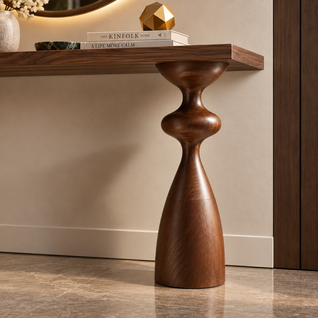 Modern Wooden Console Table for Entryway