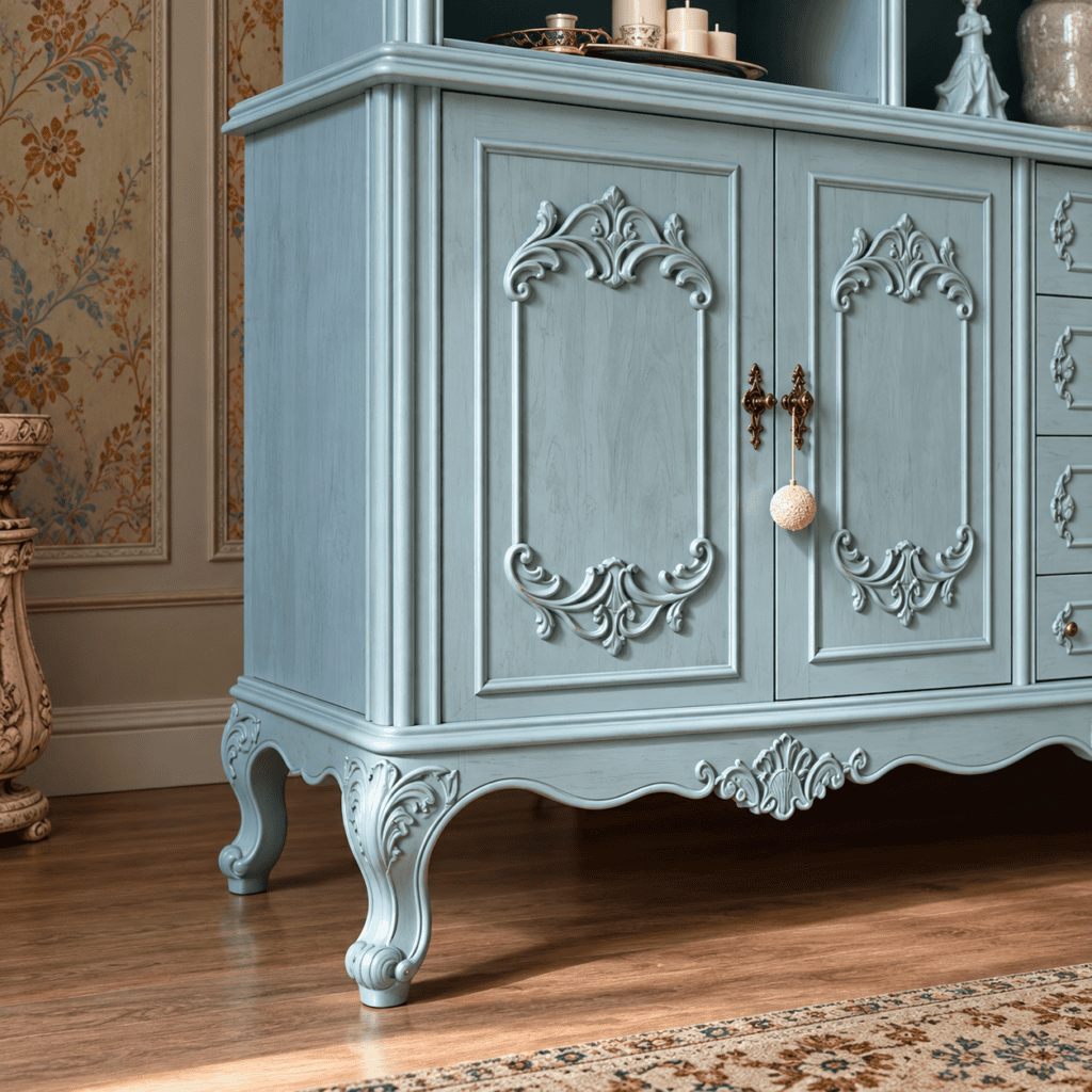 Luxury Handcrafted Wooden Crockery Cabinet
