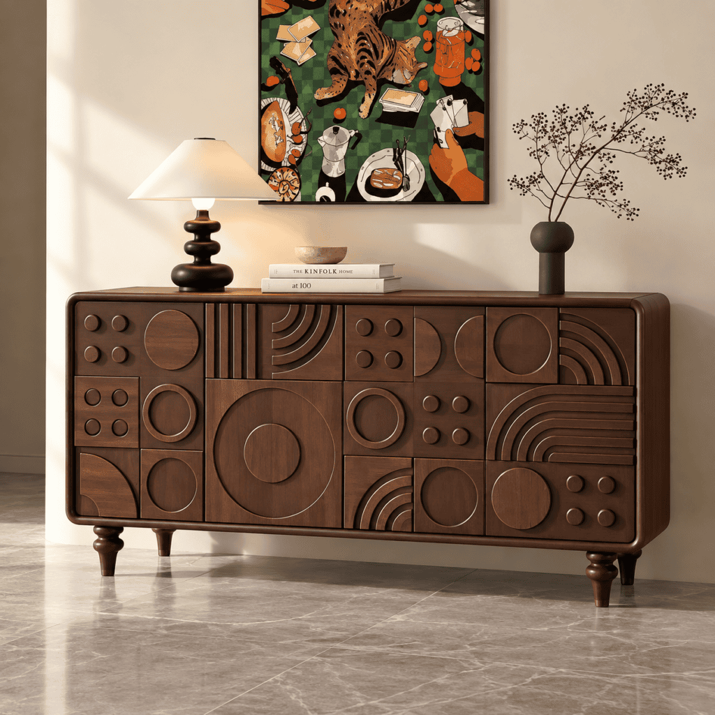 Modern Wooden Sideboard Decorative Console Cabinet