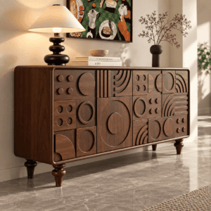 Modern Wooden Sideboard Decorative Console Cabinet